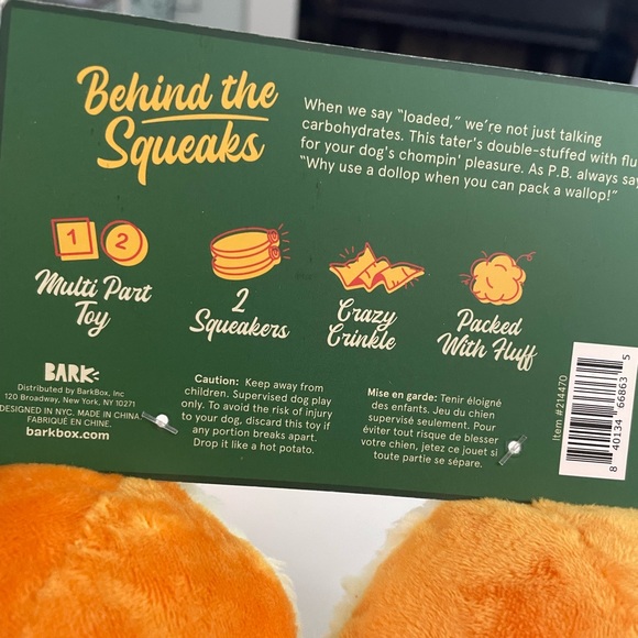 NWT Bark chonkey chompers puptato skins - Picture 7 of 9